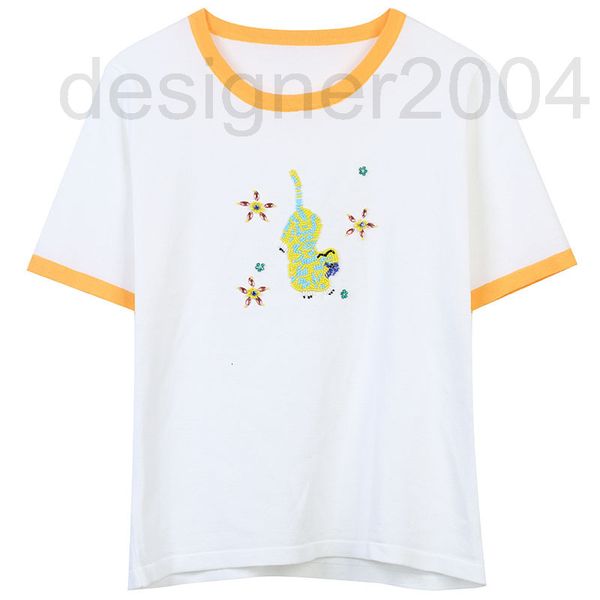 women's sweaters designer t-shirt women's summer new color contrast stripe cartoon pattern nail bead and diamond collage sweet col, White;black
women's sweaters designer t-shirt women's summer new color contrast stripe cartoon pattern nail bead and diamond collage sweet col, White;black