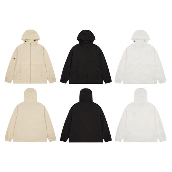 mens jacket spring and autumn windrunner fashion new embroidered hooded zipper windbreaker coat, Black;brown
mens jacket spring and autumn windrunner fashion new embroidered hooded zipper windbreaker coat, Black;brown