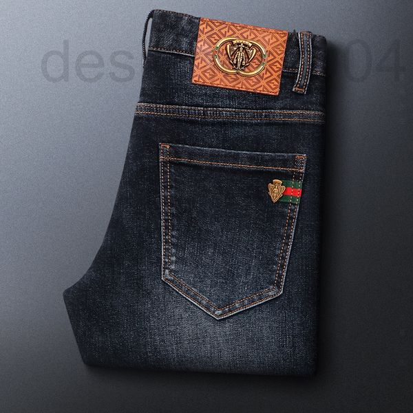 men's jeans designer autumn and winter new dark blue high-end american fashion micro elastic slim fit small feet long pants qutq
men's jeans designer autumn and winter new dark blue high-end american fashion micro elastic slim fit small feet long pants qutq