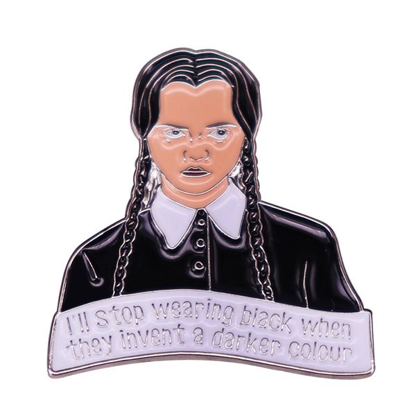 addams family pin hard enamel pin wednesday darker colour lapel brooches creative icons jewelry button badges gift for fans s10000, Blue
addams family pin hard enamel pin wednesday darker colour lapel brooches creative icons jewelry button badges gift for fans s10000, Blue