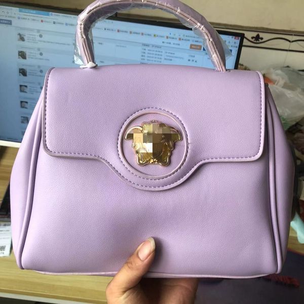 european and american medusa queen fashion shoulder bag lady luggage bags purple soft leather handbag cross bag two shoulders straps tramp b
european and american medusa queen fashion shoulder bag lady luggage bags purple soft leather handbag cross bag two shoulders straps tramp b