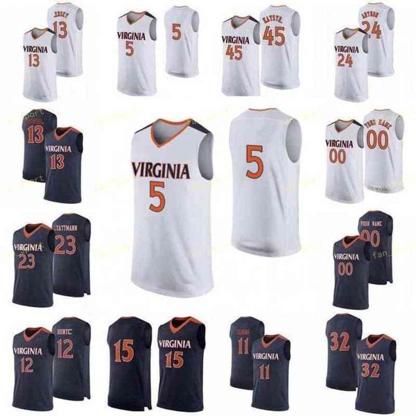 college college ncaa basketball wears virginia cavaliers basketball jersey 41 wally walker 44 sean singletary 45 austin katstra 5 curtis sta, Black
college college ncaa basketball wears virginia cavaliers basketball jersey 41 wally walker 44 sean singletary 45 austin katstra 5 curtis sta, Black
