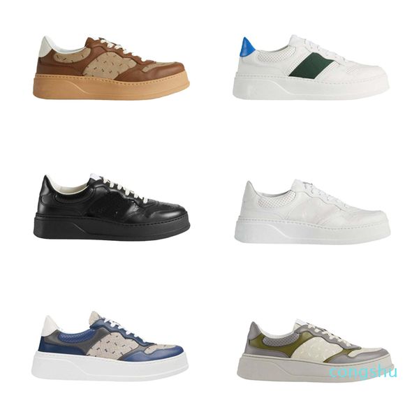luxury designer men's casual shoes thick sole fashion leather colorblock ladies, Black
luxury designer men's casual shoes thick sole fashion leather colorblock ladies, Black