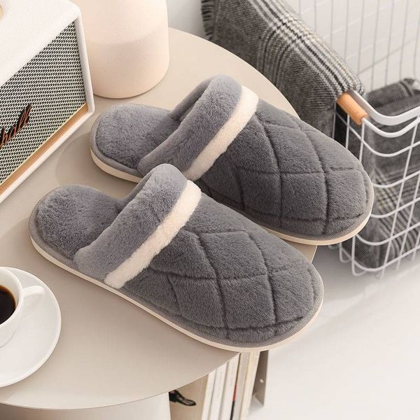 men's slipper winter thick sole indoor warm non-slip floor mute add velvet comfortable casual cotton shoes, Black
men's slipper winter thick sole indoor warm non-slip floor mute add velvet comfortable casual cotton shoes, Black