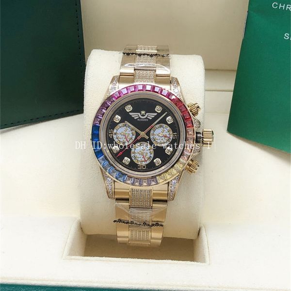 6 style watches two tone diamond bezel 116595 black dail sapphire gold 2813 mechanical movement automatic mens watch men's wristwatches, Slivery;brown
6 style watches two tone diamond bezel 116595 black dail sapphire gold 2813 mechanical movement automatic mens watch men's wristwatches, Slivery;brown