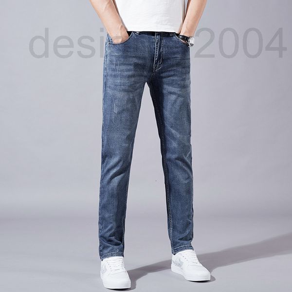 men's jeans designer summer for young men korean slim fit feet elastic high-end brand men's long pants k2yq, Blue
men's jeans designer summer for young men korean slim fit feet elastic high-end brand men's long pants k2yq, Blue