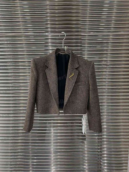 designer womens jacket 2022aw autumn tweed jackets fashion brand blazer cardigan luxury for women clothing, Black;brown
designer womens jacket 2022aw autumn tweed jackets fashion brand blazer cardigan luxury for women clothing, Black;brown