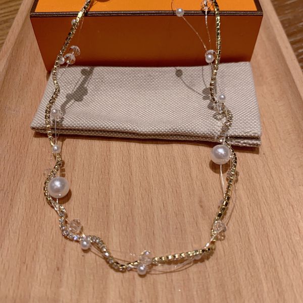 Pearl Necklace Daily Outfit Trendy French Luxury Sparkling Clavicle Chain Choker Women Collar Jewelry Wedding Party Birthday
Pearl Necklace Daily Outfit Trendy French Luxury Sparkling Clavicle Chain Choker Women Collar Jewelry Wedding Party Birthday