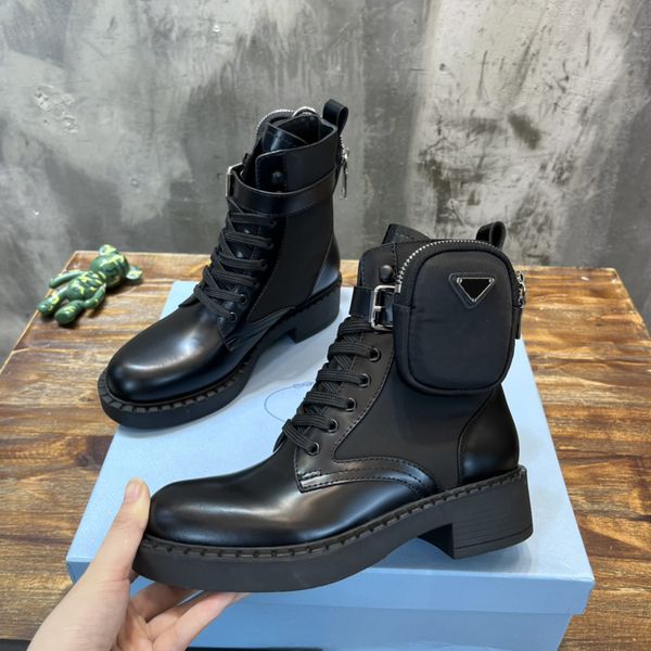 monolith leather and nylon fabric boots designer women monolith boot triangle fashion ankle martin black booties size 35-42
monolith leather and nylon fabric boots designer women monolith boot triangle fashion ankle martin black booties size 35-42