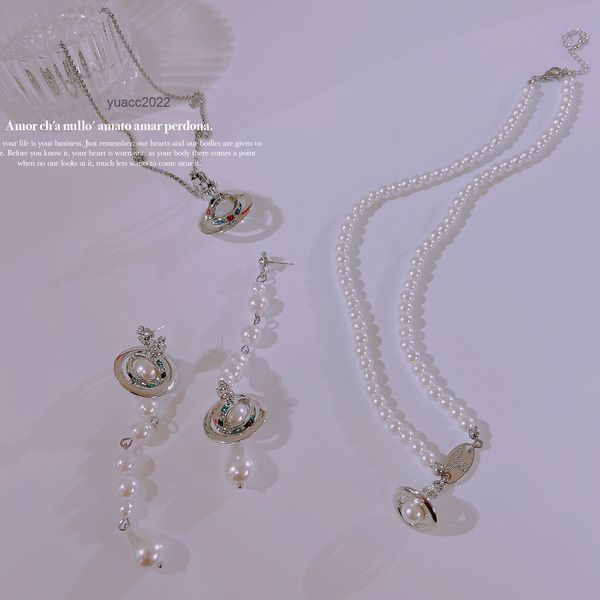 pendant necklaces vivian westwood saturn pearl earrings necklace set vivian collarbone chain high sense earrings pendant sweater chain femal, Silver
pendant necklaces vivian westwood saturn pearl earrings necklace set vivian collarbone chain high sense earrings pendant sweater chain femal, Silver