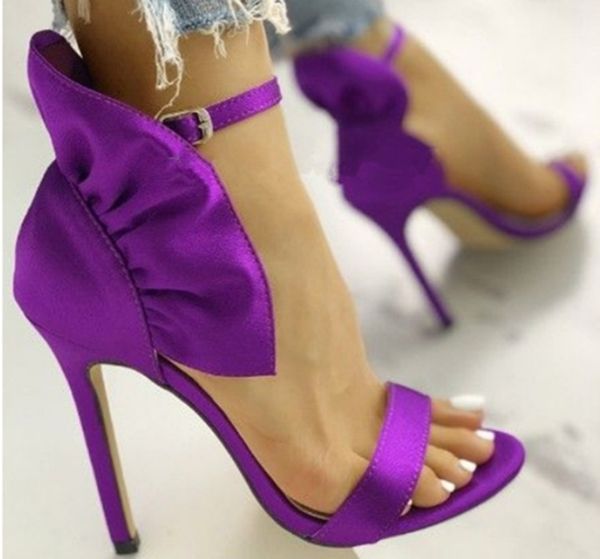 peep toe concise women sandals new fashion belt buckle high heels shoes woman platform party pumps show thin large size 45, Black
peep toe concise women sandals new fashion belt buckle high heels shoes woman platform party pumps show thin large size 45, Black