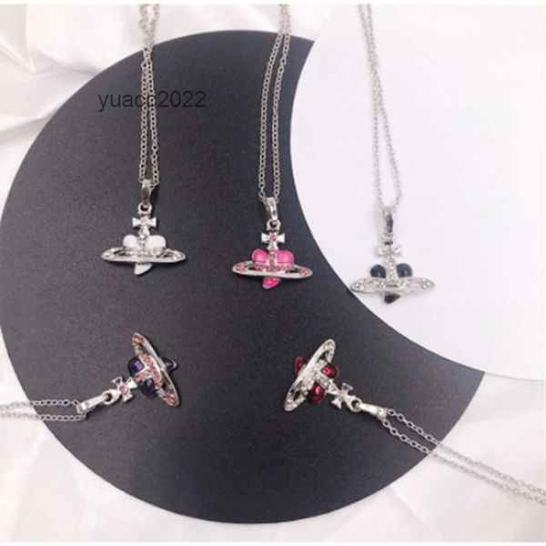 pendant necklaces selling heart-shaped necklace the same full diamond heart-shaped universe sweater necklace of vivian westwood xi, Silver
pendant necklaces selling heart-shaped necklace the same full diamond heart-shaped universe sweater necklace of vivian westwood xi, Silver