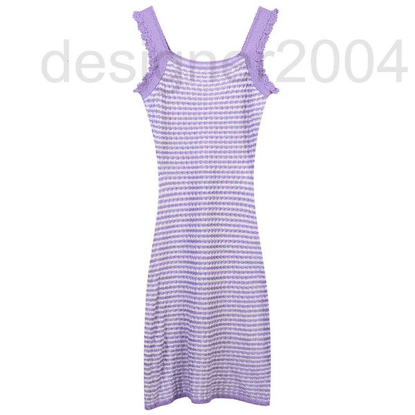 casual dresses designer summer knitted suspender dress 2022 new purple stripe sweet aging fashion slim a-shaped medium length skirt tdic, Black;gray
casual dresses designer summer knitted suspender dress 2022 new purple stripe sweet aging fashion slim a-shaped medium length skirt tdic, Black;gray