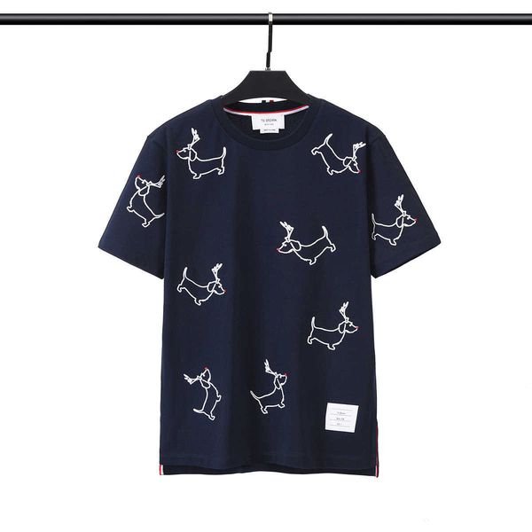 designer t-shirt tb men's t-shirts summer new casual cotton puppy embroidered crew neck women's classic split jacket #s-xxxl, White;black
designer t-shirt tb men's t-shirts summer new casual cotton puppy embroidered crew neck women's classic split jacket #s-xxxl, White;black