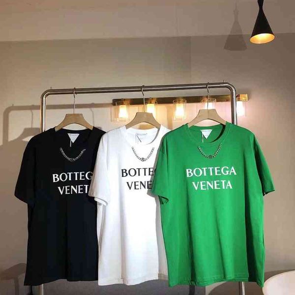 designer t shirts bv's high level bottega ven bv trendy t-shirt and 2022 new chain decorative letter printing versatile loose round nec, White;black
designer t shirts bv's high level bottega ven bv trendy t-shirt and 2022 new chain decorative letter printing versatile loose round nec, White;black