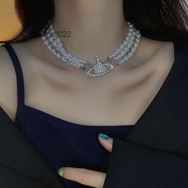 pendant necklaces korean version of the vivian westwood set with diamond pearl bracelet necklace multi-layer planet neck collarbone chain fe, Silver
pendant necklaces korean version of the vivian westwood set with diamond pearl bracelet necklace multi-layer planet neck collarbone chain fe, Silver