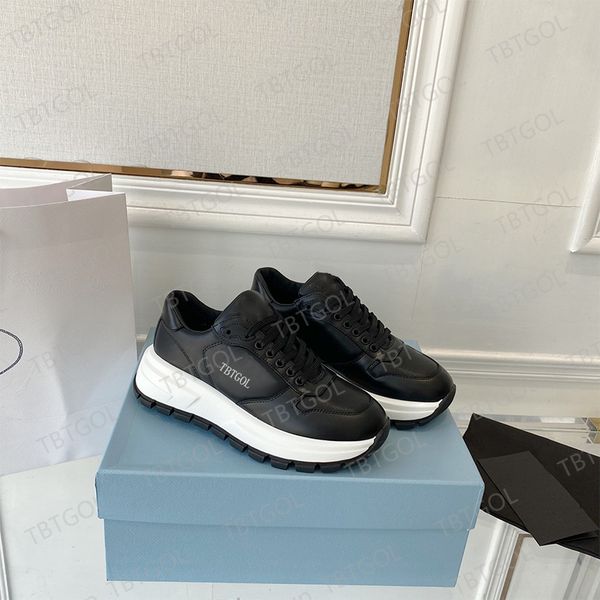 women designer brand shoes thick bottom big platform sneakers saw outsole genuine leather lace up round head black white sports sneaker size
women designer brand shoes thick bottom big platform sneakers saw outsole genuine leather lace up round head black white sports sneaker size