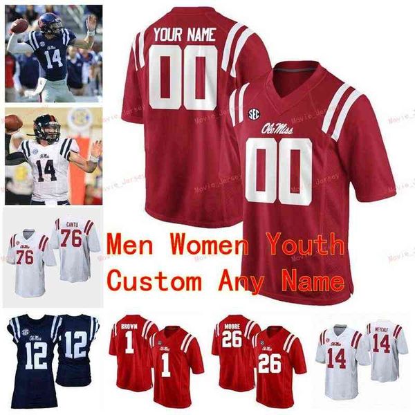 american college football wear stitched custom 1 aj brown 1 laquon treadwell 10 chad kelly eli manning ta'amu ole miss rebels college m, Black
american college football wear stitched custom 1 aj brown 1 laquon treadwell 10 chad kelly eli manning ta'amu ole miss rebels college m, Black