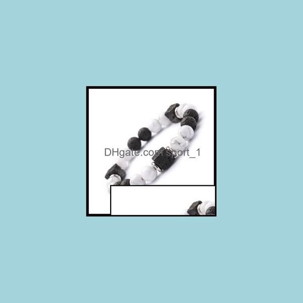 beaded strands 10pc/set natural 8mm howlite lava cubic zircon stone beads bracelet gifts for men women handmade jewelry dhseller2010 dh3lu, Black
beaded strands 10pc/set natural 8mm howlite lava cubic zircon stone beads bracelet gifts for men women handmade jewelry dhseller2010 dh3lu, Black