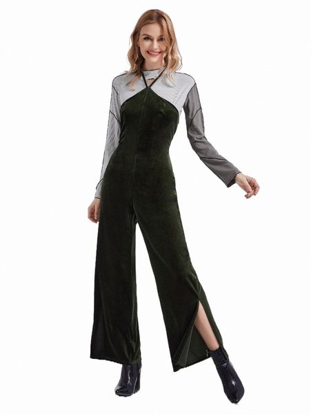two piece dress x nympheria cut out lettuce trim & split hem jumpsuit p5ts#, White
two piece dress x nympheria cut out lettuce trim & split hem jumpsuit p5ts#, White