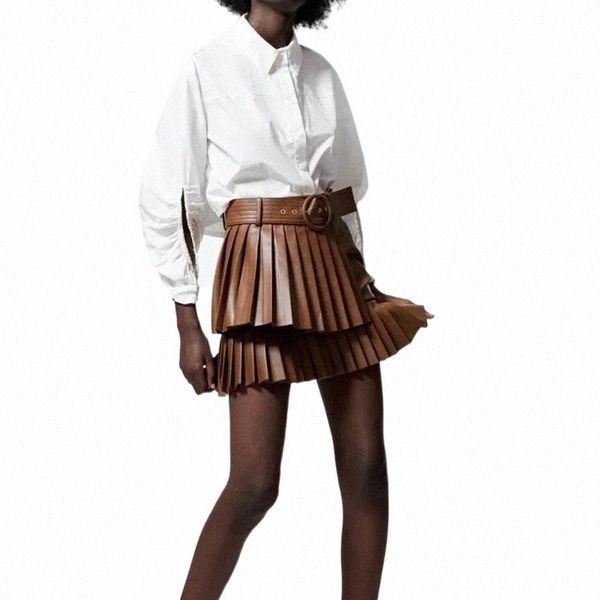 skirts skirts xikom women spring autumn vintage belt solid pu cool mini skirt casual ladies streetwear slim high waist chic pleated j5kt#, Black
skirts skirts xikom women spring autumn vintage belt solid pu cool mini skirt casual ladies streetwear slim high waist chic pleated j5kt#, Black