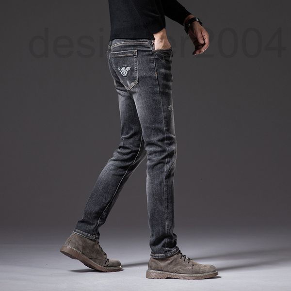 men's jeans designer summer korean version printed glue hand wipe elastic slim fit small foot brand pants wr3s, Blue
men's jeans designer summer korean version printed glue hand wipe elastic slim fit small foot brand pants wr3s, Blue