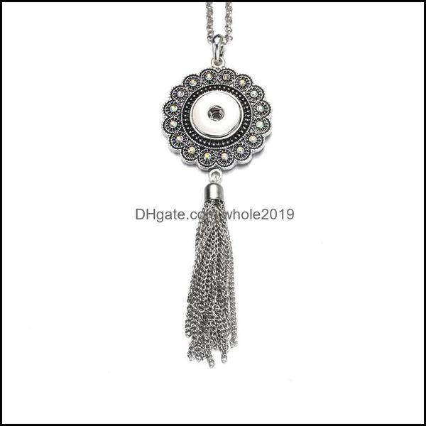 pendant necklaces noosa snap jewelry vintage flower crystal tassel necklace pendants button with chains fit 18mm for dro dhseller2010 dhf43, Silver
pendant necklaces noosa snap jewelry vintage flower crystal tassel necklace pendants button with chains fit 18mm for dro dhseller2010 dhf43, Silver