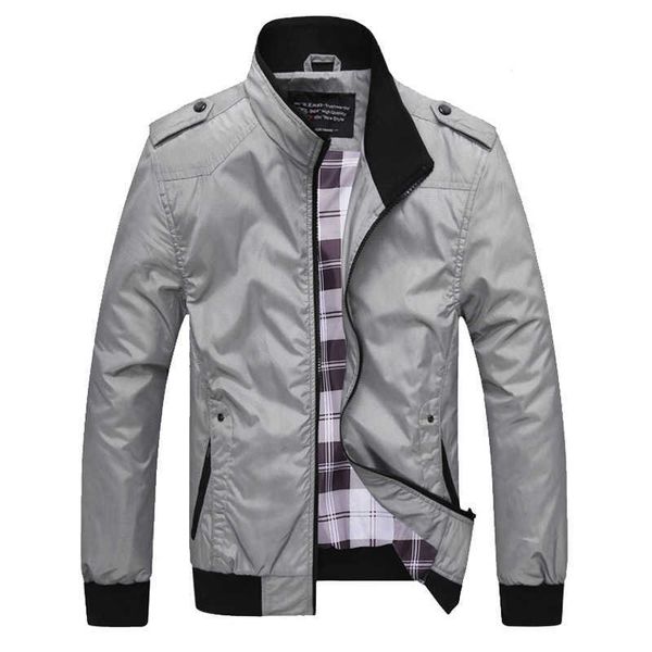 men's jackets quality men's bomber jackets solid coats male casual stand collar jackets, Black;brown
men's jackets quality men's bomber jackets solid coats male casual stand collar jackets, Black;brown