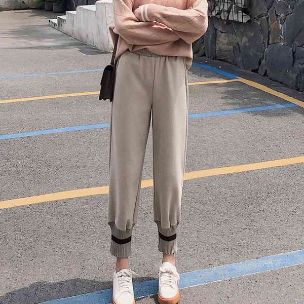 women's shorts knitted pipe pants 9-point women's autumn thickened radish casual leggings high waist loose grandma fbod, White;black
women's shorts knitted pipe pants 9-point women's autumn thickened radish casual leggings high waist loose grandma fbod, White;black