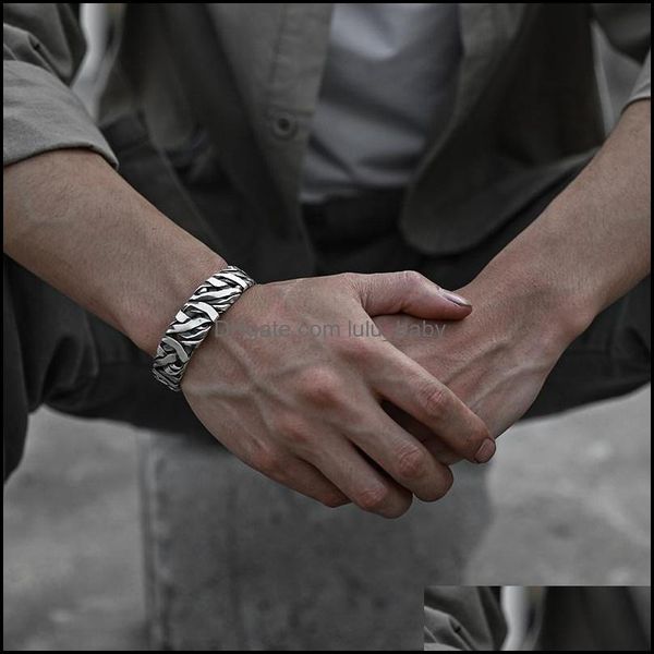 bangle irregar twisted bandage bangle men personality retro opening wide jewelry gift bracelets 20220302 t2 drop delivery 202 lulubaby dhrto, Black
bangle irregar twisted bandage bangle men personality retro opening wide jewelry gift bracelets 20220302 t2 drop delivery 202 lulubaby dhrto, Black