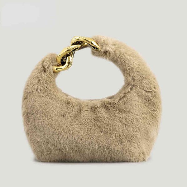 hbp shoulder bags autumn winter plush handbag women's simple plush zipper dumpling bag small metal portable underarm bag 220830
hbp shoulder bags autumn winter plush handbag women's simple plush zipper dumpling bag small metal portable underarm bag 220830