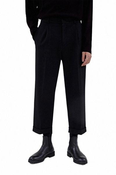men's pants men's pants autumn spring and casual trend versatile korean loose capris handsome straight wide leg drop feeling big s, Black
men's pants men's pants autumn spring and casual trend versatile korean loose capris handsome straight wide leg drop feeling big s, Black