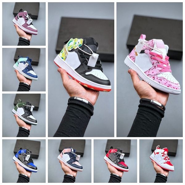 kids 1s infant baby mid running shoes boys girls jumpman 1 og basketball shoes designer toddler enfants mid gs lucid green sports sneakers u, Black
kids 1s infant baby mid running shoes boys girls jumpman 1 og basketball shoes designer toddler enfants mid gs lucid green sports sneakers u, Black
