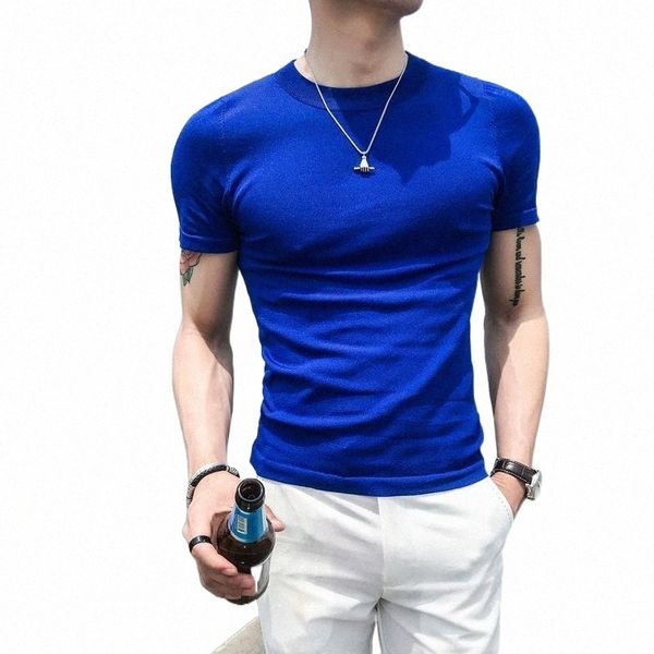 men's sweaters summer t shirt men short sleeve streetwear knitted mens t-shirts slim fit casual o-neck tee homme men's sweaters g6, White;black
men's sweaters summer t shirt men short sleeve streetwear knitted mens t-shirts slim fit casual o-neck tee homme men's sweaters g6, White;black