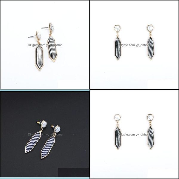 stud gold color turquoise metal hexagon zebra black stripe stone stud earrings for women jewelry drop delivery 2021 dhseller2010 dh2ag, Golden;silver
stud gold color turquoise metal hexagon zebra black stripe stone stud earrings for women jewelry drop delivery 2021 dhseller2010 dh2ag, Golden;silver
