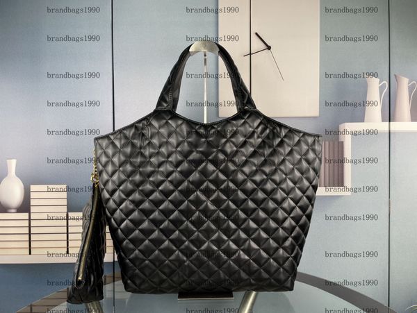 large size black diamond lattice shopping bag care tote big gold cowhide leather women totes handbags never single shoulder bags254n
large size black diamond lattice shopping bag care tote big gold cowhide leather women totes handbags never single shoulder bags254n