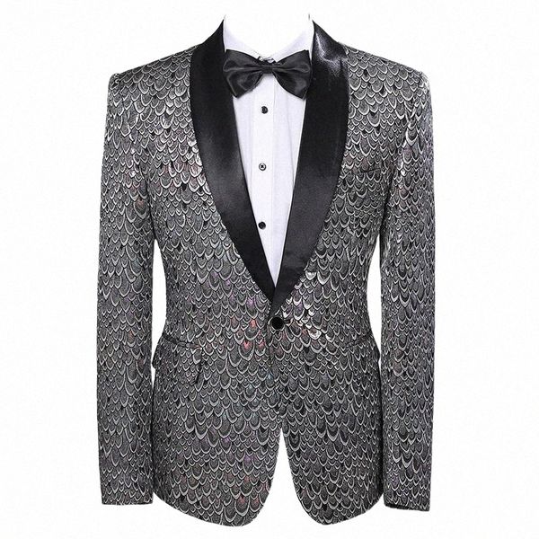 men's suits & blazers men's suits & blazers 3d jacquard blazer overcoat fashion one button suit show casual stage costume performa, White;black
men's suits & blazers men's suits & blazers 3d jacquard blazer overcoat fashion one button suit show casual stage costume performa, White;black