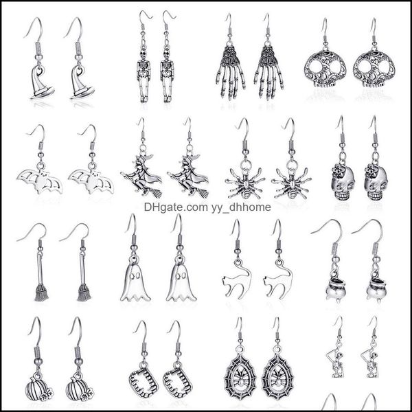stud halloween earrings simple retro skl spider ghost witch magic hat bat died cross-border holiday jewelry horror drop deliv yydhhome dhbes, Golden;silver
stud halloween earrings simple retro skl spider ghost witch magic hat bat died cross-border holiday jewelry horror drop deliv yydhhome dhbes, Golden;silver