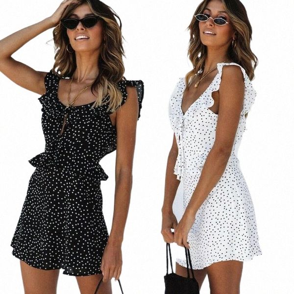 casual dresses casual dresses women sleeveless wrap boho polka dot mini dress female fashion ladies summer party sundress holiday t4gb#, Black;gray
casual dresses casual dresses women sleeveless wrap boho polka dot mini dress female fashion ladies summer party sundress holiday t4gb#, Black;gray