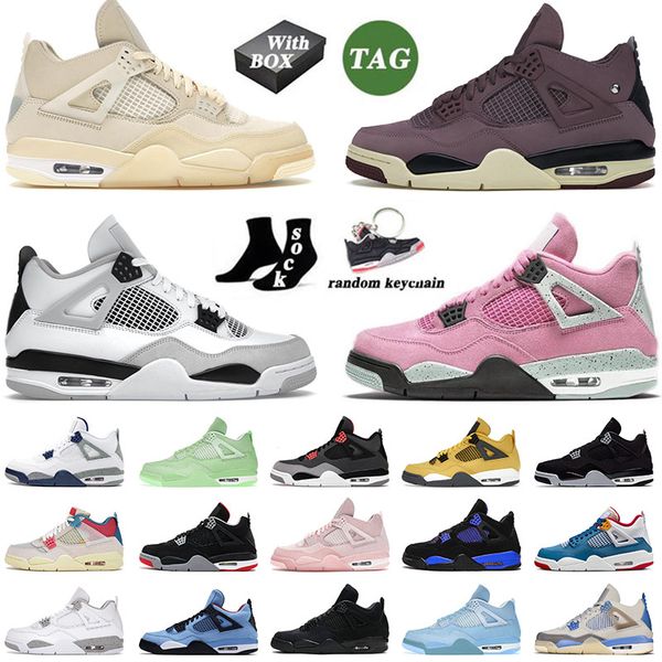 with box jumpman 4 4s iv basketball shoes for mens womens retro violet ore messy room midnight navy university blue military black cat sneak, White;red
with box jumpman 4 4s iv basketball shoes for mens womens retro violet ore messy room midnight navy university blue military black cat sneak, White;red
