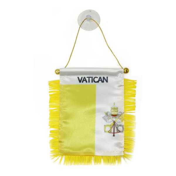 10x15 cm vatican fringy window hanging flag double sided mini hanging flags with suction cup for home office door decor
10x15 cm vatican fringy window hanging flag double sided mini hanging flags with suction cup for home office door decor