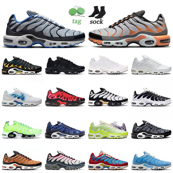 2022 new tn plus se running shoes tuned cushion social fc grey black orange teal yellow triple white fire red shattered ice first use mens w, White;red
2022 new tn plus se running shoes tuned cushion social fc grey black orange teal yellow triple white fire red shattered ice first use mens w, White;red