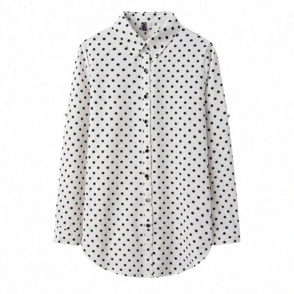 women's blouses & shirts women's fashion polka dot print shirt lady long style plus size casual blouse 2021 spring sleeve blouses, White
women's blouses & shirts women's fashion polka dot print shirt lady long style plus size casual blouse 2021 spring sleeve blouses, White