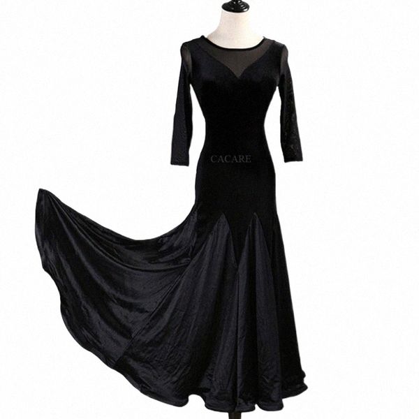 stage wear ballroom dance competition dresses waltz dress standard d0950 velvet mesh sleeve big ruffled hem stage wear 67q5#, Black;red
stage wear ballroom dance competition dresses waltz dress standard d0950 velvet mesh sleeve big ruffled hem stage wear 67q5#, Black;red