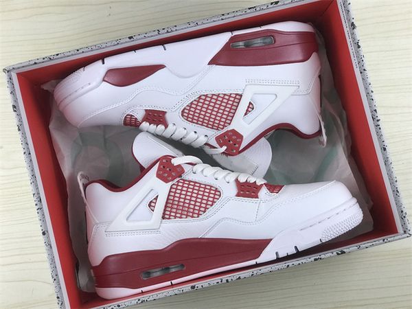 2022 authentic 4 mens basketball shoes 4s alternate 89 sneakers violet ore white red outdoor sports trainers, Red;white
2022 authentic 4 mens basketball shoes 4s alternate 89 sneakers violet ore white red outdoor sports trainers, Red;white