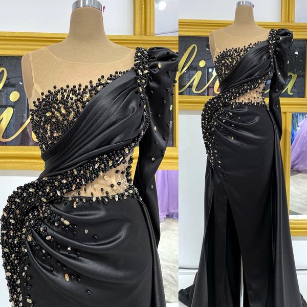 2022 arabic aso ebi black mermaid prom dresses pearls crystals evening formal party second reception birthday engagement gowns dress zj177
2022 arabic aso ebi black mermaid prom dresses pearls crystals evening formal party second reception birthday engagement gowns dress zj177