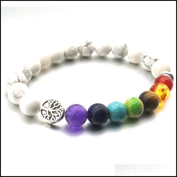 charm bracelets tree of life 8mm seven chakras bracelets white turquoise stone beads charms elastic bracelet pray beaded hand strings dh5wt, Golden;silver
charm bracelets tree of life 8mm seven chakras bracelets white turquoise stone beads charms elastic bracelet pray beaded hand strings dh5wt, Golden;silver