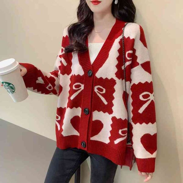 women's sweaters autumn lazy style v-neck sweater women long sleeve loose knit cardigan high sense fashion coat 97q5, White;black
women's sweaters autumn lazy style v-neck sweater women long sleeve loose knit cardigan high sense fashion coat 97q5, White;black