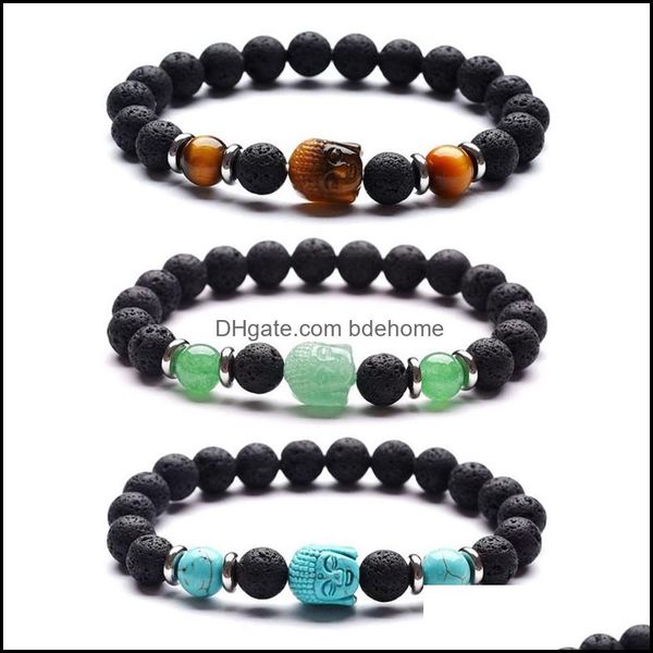 beaded strands green dongling stone strand carving hand string buddha head bracelets tigereye jinsha volcanic rock bracelet ornament dhaun, Black
beaded strands green dongling stone strand carving hand string buddha head bracelets tigereye jinsha volcanic rock bracelet ornament dhaun, Black