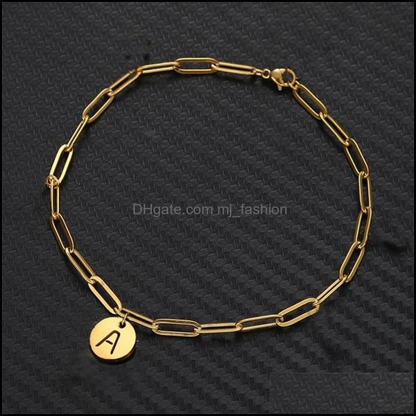 link chain clip chain initial bracelet stainless steel gold plated blue eye charm bracelets bangles for women 2939 q2 drop mjfashion dho8c, Black
link chain clip chain initial bracelet stainless steel gold plated blue eye charm bracelets bangles for women 2939 q2 drop mjfashion dho8c, Black